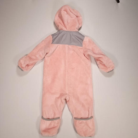 The North Face Infant Oso One Piece Suit 6-12 months Pink Excellent Condition - Picture 3 of 16